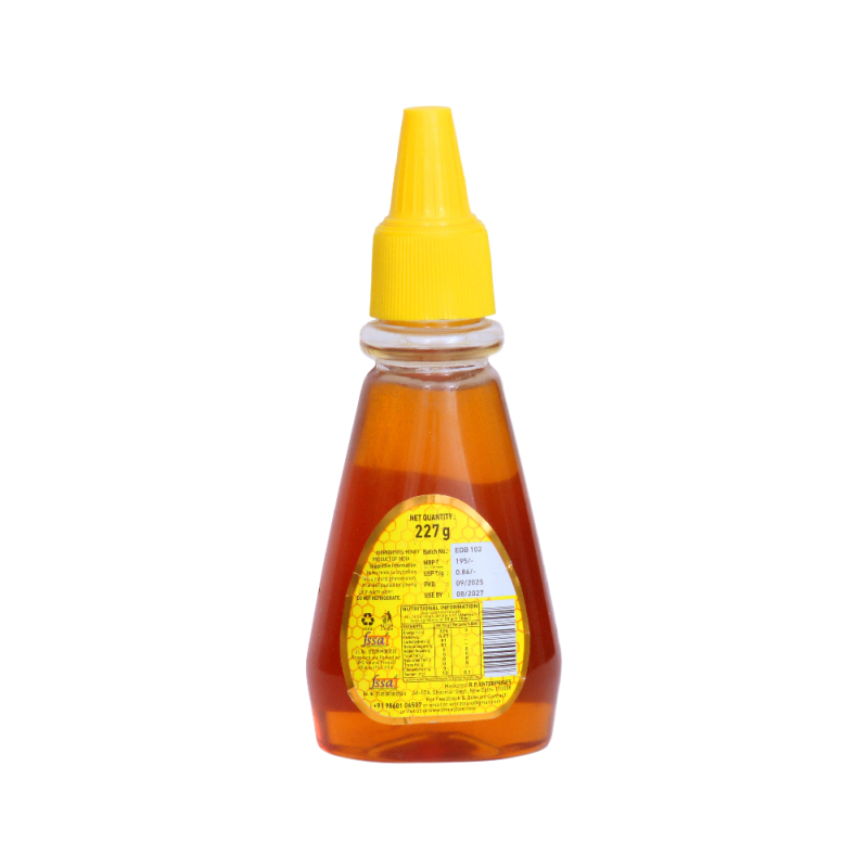 Emrat Pure Multiflora Honey – 227g | No Added Sugar | Easy Squeeze Pack | 8939133739308