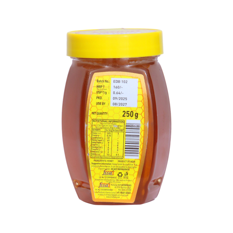 Emrat Multiflora Honey – Organic & Pure 250 gm Honey | 8939133739476